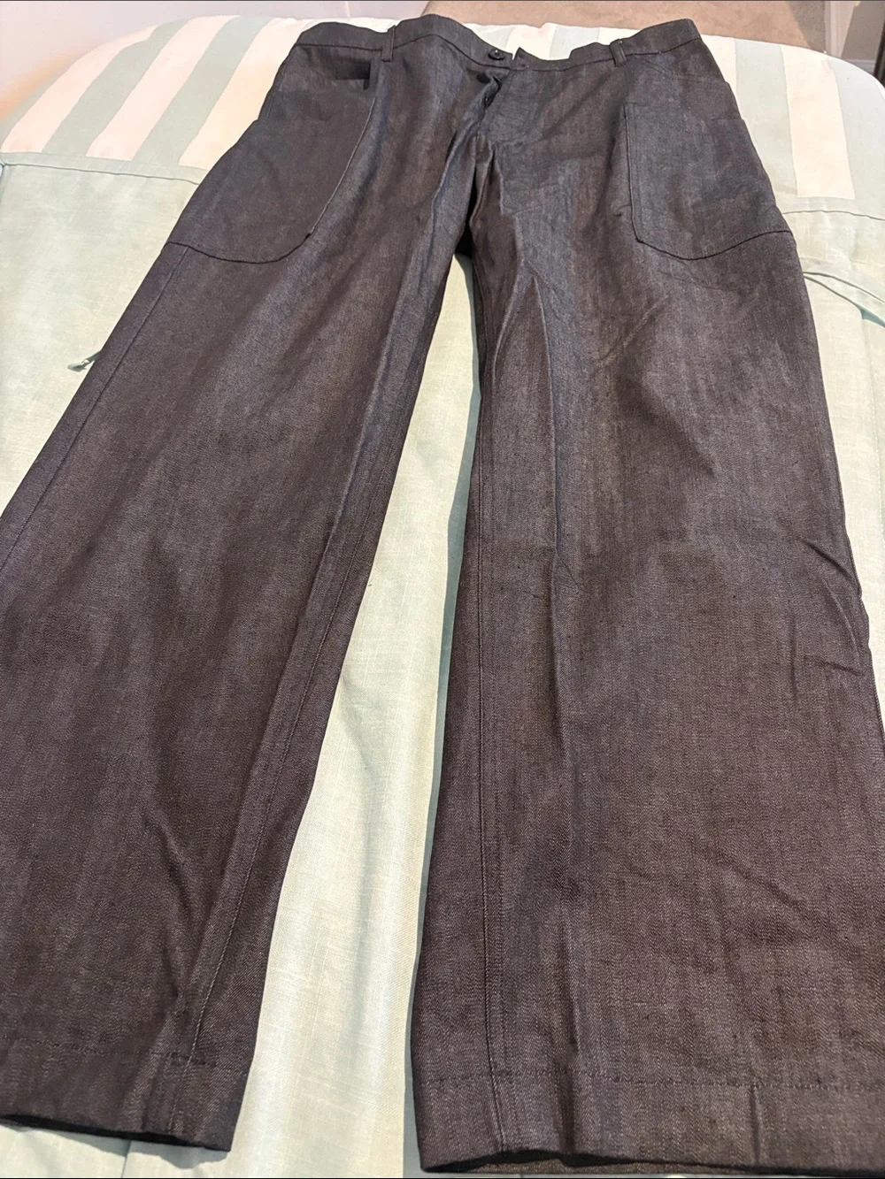 Gerard Firenze Men's  or womens Dark dress Jean straight Leg Pants 34”x28”